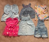 Kleiderpaket Jeanskleid Kleid Tüll Latzhose Short H&M 86/92 Bayern - Weiden (Oberpfalz) Vorschau