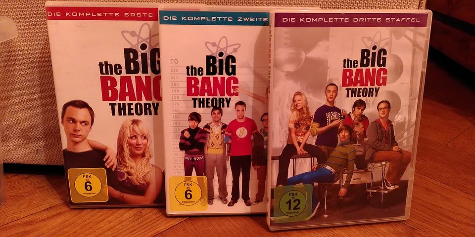 the big bang theory - Staffel 1, 2 und 3 - DVD in Leipzig