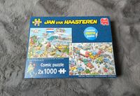 2x 1000 Teile Puzzle Jan Van Haasteren, Verkehrschaos + Zu Lande Nordrhein-Westfalen - Hagen Vorschau