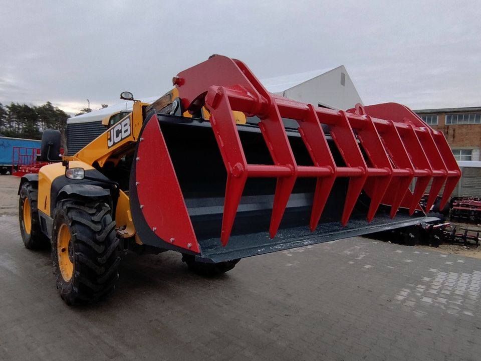 Greifschaufel für JCB Manitou Claas CAT Pelikanschaufel 2,4m in Neuhardenberg