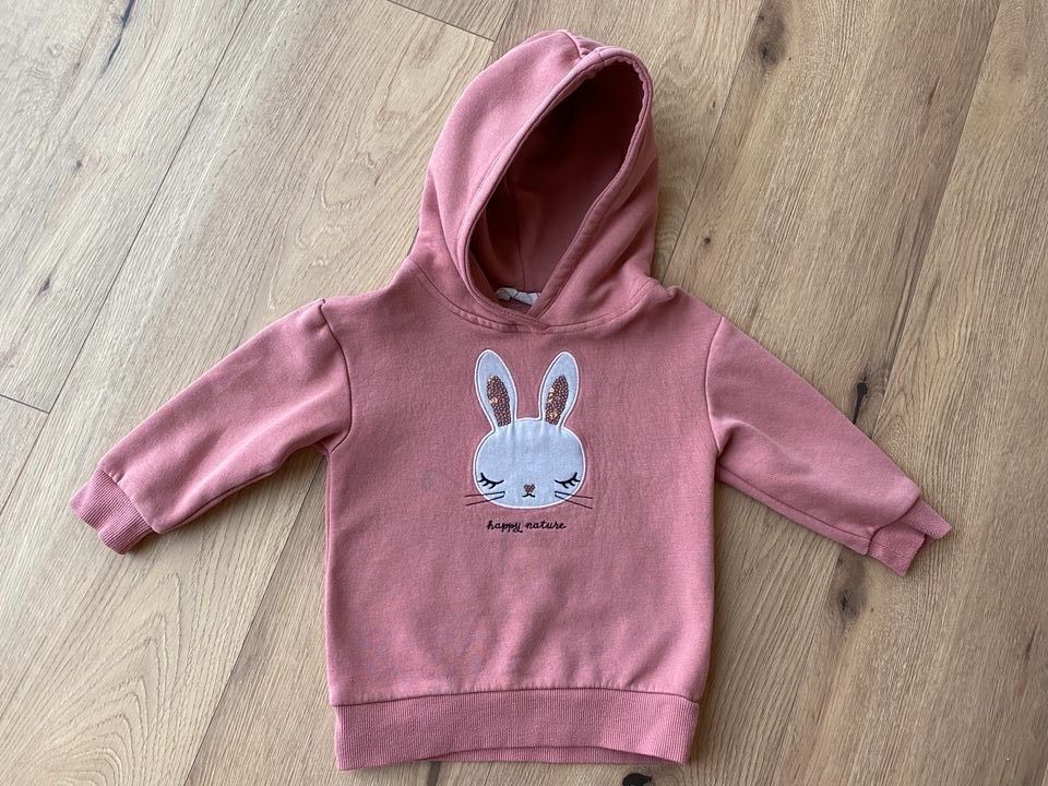 Hoodie - Kapuzenpulli - 92 - rosa - H&M in Geisenheim