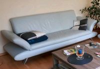 Designer Couch 3-Sitzer Koinor eisblau/grau Leder Hessen - Langenselbold Vorschau