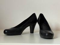 Tamaris Leder Pumps Schuhe High Heels Gr. 41 schwarz neuwertig Bayern - Sulzthal Vorschau