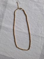 Modeschmuck goldfarbige Kette, Länge einfach ca. 48 cm Sachsen - Hartmannsdorf Vorschau