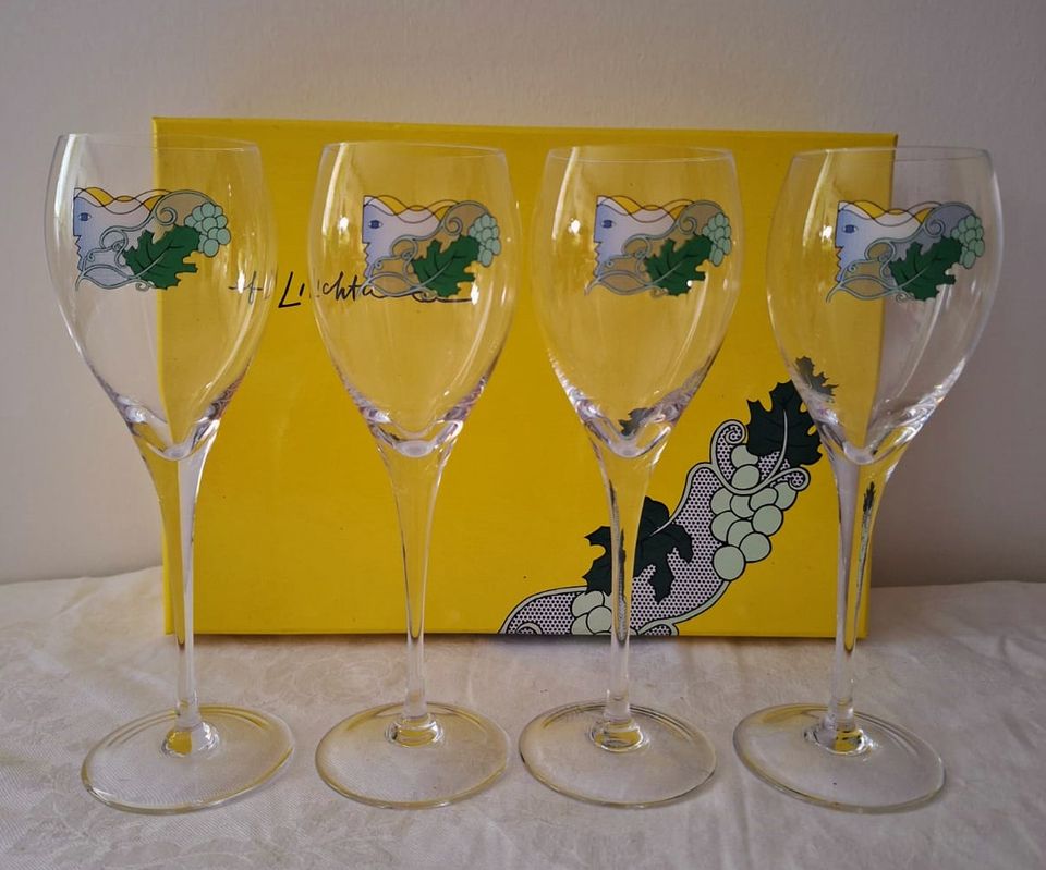 Champagner Gläser TAITTINGER Collection ROY LICHTENSTEIN in Langenfeld