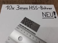 10 Stück 3,0 mm HSS-Stahlbohrer, Spiralbohrer, Bohrer, NEU Bayern - Krumbach Schwaben Vorschau