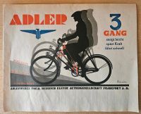 Adler Fahrrad Faltblatt / Prospekt 30er Jahre Baden-Württemberg - Klettgau Vorschau