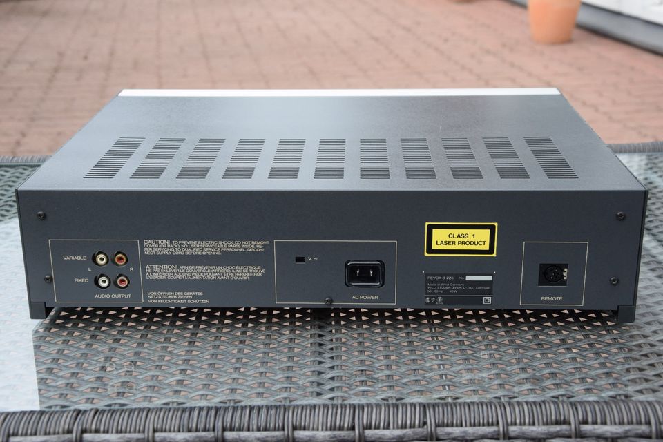 ReVox B225, HighEnd CD, komplett elektrisch&mechanisch überholt in Oberkrämer