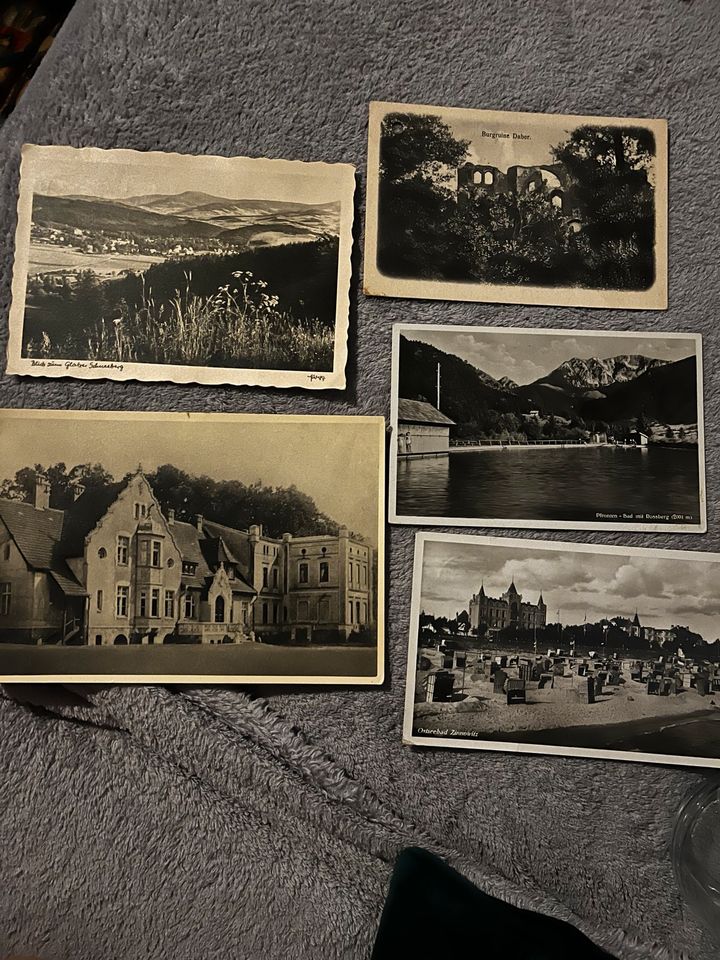 Beschriftete antike Postkarten / Feldkarten in Hamburg