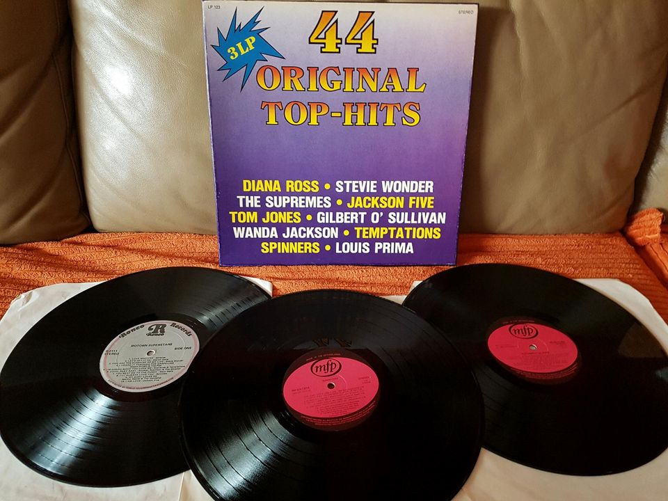 44 Orginal Top - Hits  - 3 LPs Box / Schallplatte LP Vinyl in Bochum