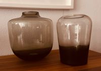 2 tolle Glas Vasen grau 20 und 23 cm hoch Nordrhein-Westfalen - Herne Vorschau
