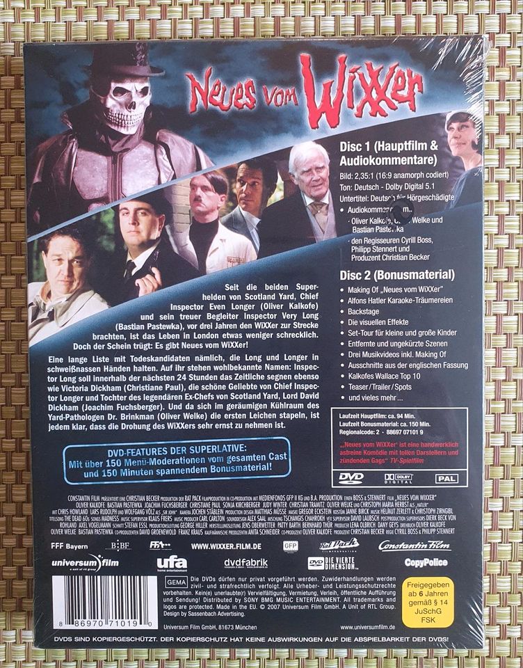 NEUES VOM WIXXER DVD Digipak (noch ovp) in Herten