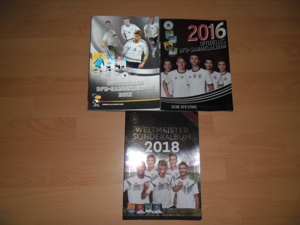 Fußball - Sticker - Bilder - Album 2012 / 2016 / 2018  je 30 Cent in Waltrop