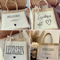 Geschenk Erzieher, Lehrerin, Hebamme uvm. Jutetasche Köln - Bocklemünd/Mengenich Vorschau