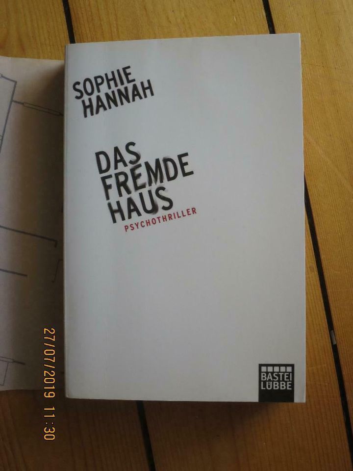 Sophie Hannah - Das fremde Haus - Psychothriller/Krimi TB 2013 in Hannover