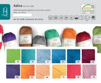 Rellana Adina uni 50g ~ 125m, 100% Baumwolle 500g Paket gemischt Nordrhein-Westfalen - Hamminkeln Vorschau