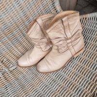 Leder Chelsea Boots Stiefel Gr.40 beige Nordrhein-Westfalen - Gescher Vorschau