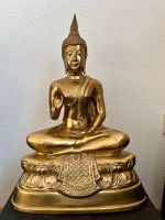 Sitzender Thai Buddha mit Chin (Gyan)-Murdra. Messing 41cm. Bayern - Neufahrn Vorschau