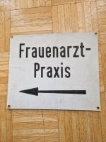 Werbetafel PVC Frauenarztpraxis Emaille Schild Köln - Pesch Vorschau