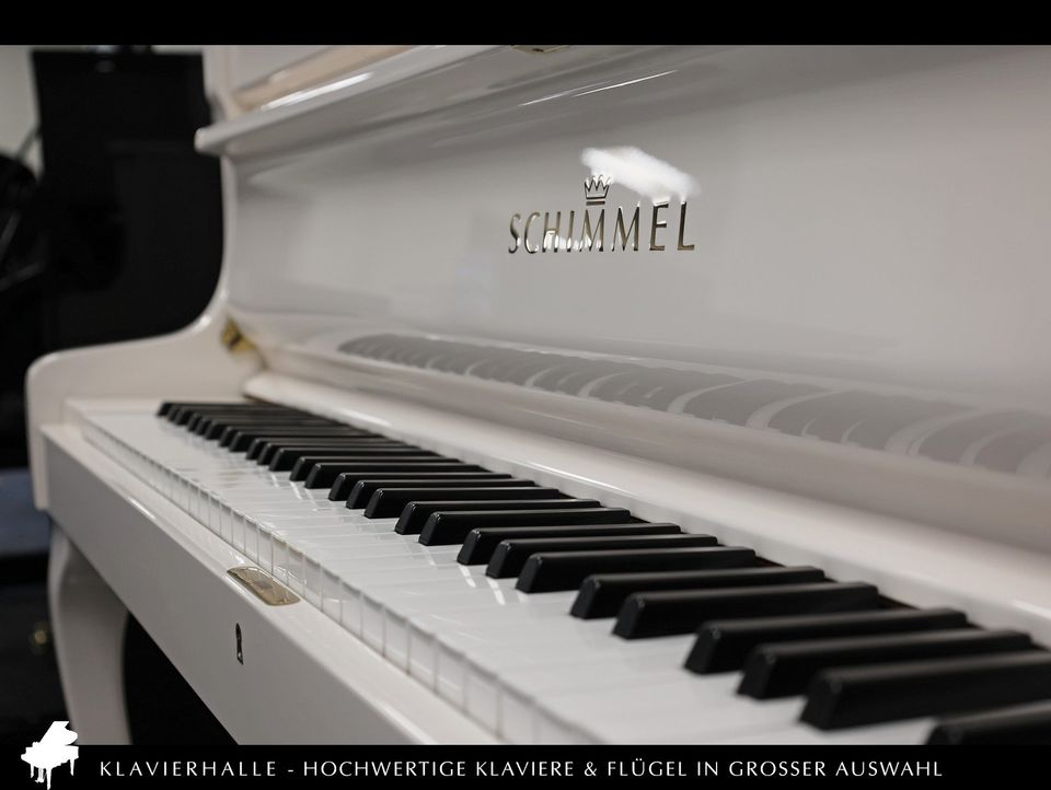 Wunderschönes Schimmel Klavier, 108C, weiß poliert ★ Top-Zustand in Altenberge