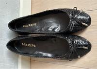 Maripé Schuhe Ballerinas Leder geflochten Gr. 39 / 6 Nordrhein-Westfalen - Solingen Vorschau