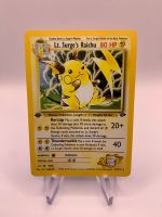 Pokemon Karte 1.Edition Holo Major Bob Raichu 11/132 Englisch Thüringen - Eisenberg Vorschau