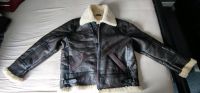 Rocky IV Aviator B3 Bomber Jacke Shearling Leder Bielefeld - Brackwede Vorschau