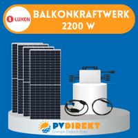 Balkonkraftwerk 2200 W Monokristallin LUXEN Hoymiles HMS 2000 Nürnberg (Mittelfr) - Aussenstadt-Sued Vorschau