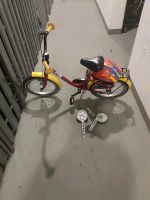 16 Zoll Kinderfahrrad von Puky mit Stützrädeer und Helm Frankfurt am Main - Kalbach Vorschau