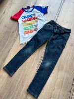 Next coole Skinny Jeans blau & PawPatrol Shirt in 6 Jahre 116 Nordrhein-Westfalen - Hennef (Sieg) Vorschau