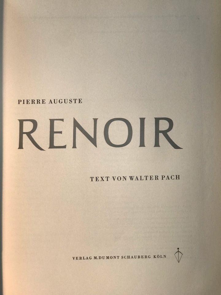 Buch von Renoir mit Autographen von Ollenhauer,Knoeringen,Wehner in Hamburg