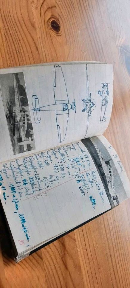 Die deutsche Luftfahrt/Luftwaffe 2. WK Notizbuch in Hamburg