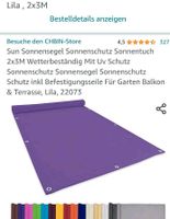 Sonnensegel 2 x 3 m lila NEU!! Nordrhein-Westfalen - Ruppichteroth Vorschau