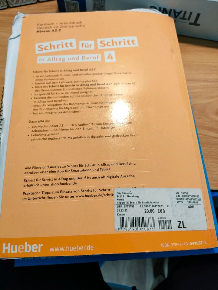 Schritt für Schritt Kurs und Arbeitsbuch in Homberg (Efze)