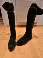Bugatti Damen Schuhe Stiefel Overknees schwarz Gr. 40 Wildleder Baden-Württemberg - Reichenau Vorschau