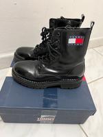 Thommy Hilfiger Boots, schwarz Hessen - Kassel Vorschau