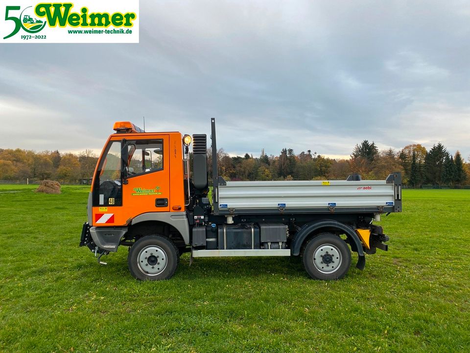 Aebi MT750 Kommunalfahrzeug Dreiseitenkipper Mehrzwecktransporter in Lollar