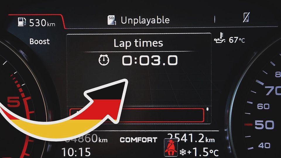 Lap Timer Öltemperaturanzeige Audi VW codieren freischalten✅ in Mainaschaff