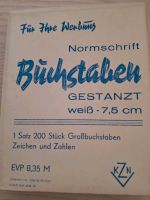 3 x Gestanzt Buchstaben 7,5 cm und 1 x 5 cm Thüringen - Bad Sulza Vorschau