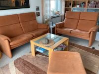 2 Sofas mit Fuß-Hocker Nordrhein-Westfalen - Schwelm Vorschau