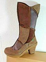 NATURALISTA Hippie LEDER Stiefel PATCHWORK braun grün Schleswig-Holstein - Nusse Vorschau