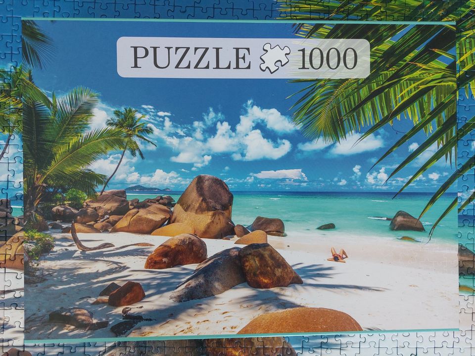 Puzzle - Seychellen - Strand 1000 Teile in Kühlungsborn