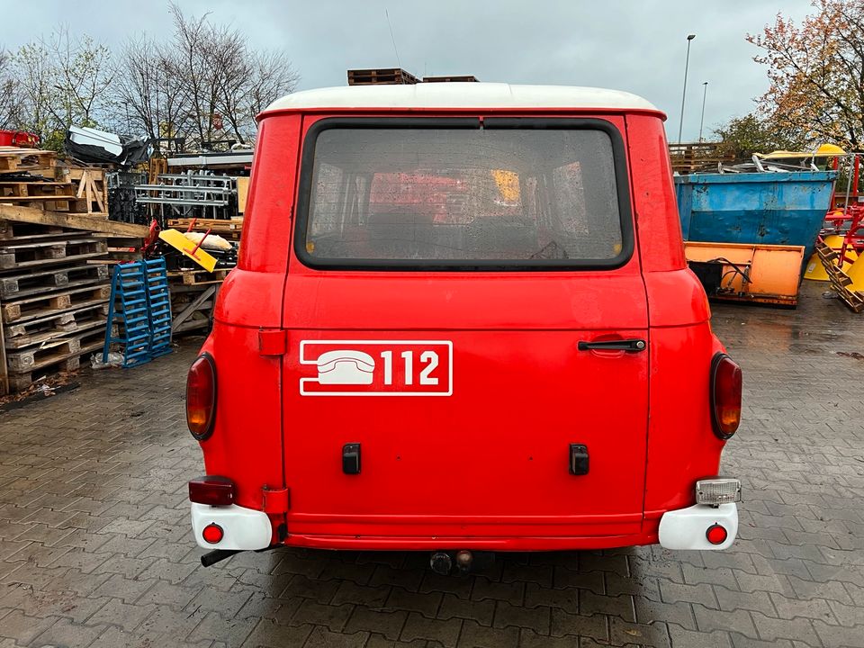 Barkas B1000 Feuerwehr Bus DDR IFA Framo Wartburg in Osterweddingen