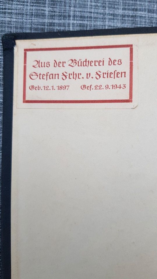 Buch "Die deutsche Kavallerie in Krieg und Frieden" etwa 1925 in Schwanewede