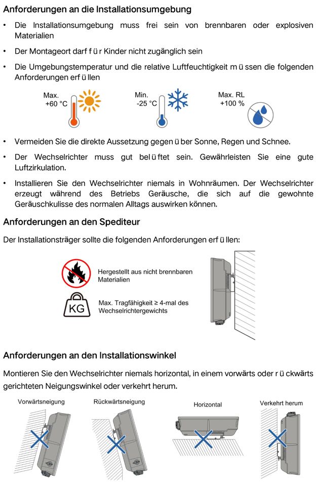 SUNGROW SH8.0 RT PCS / Hybrid Wechselrichter mit Notstrom in Aalen