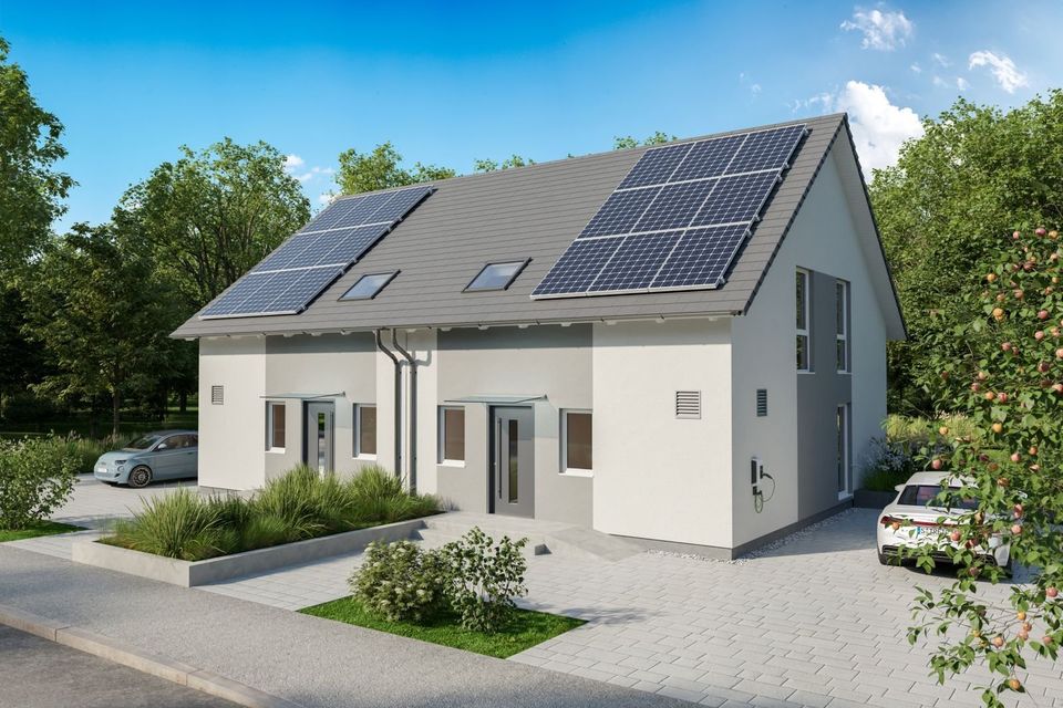 Wir bauen für Sie auf Ihr Grundstück STREIF Doppelhaushälfte in Schechingen