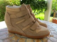 Booties Stiefeletten Wedges Gr.40 Esprit Leder Keilabsatz wie neu Bayern - Adelsdorf Vorschau