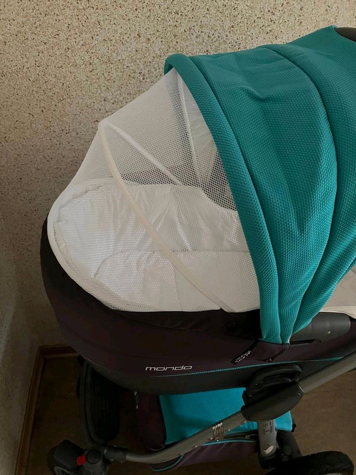 Kinderwagen Mondo  Expander 3 in 1 mit Zubehör in Borna