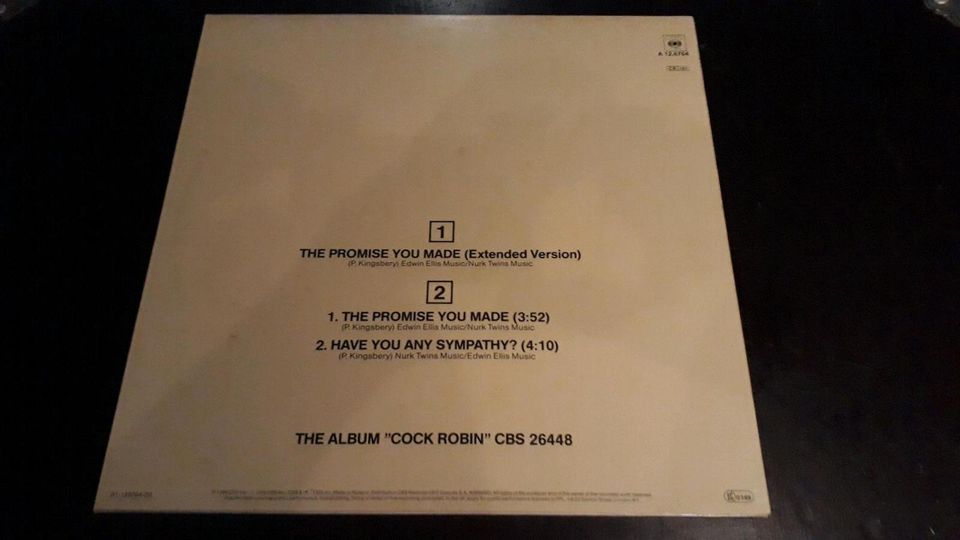 Cock Robin - The Promise you made - 12" Maxi Single Schallplatte in Essen