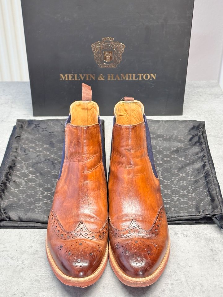MELVIN & HAMILTON Damen Schuhe Größe 39 braun/blau in Falkensee